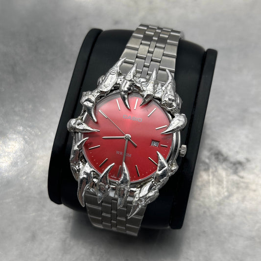 Soldered red dial watch 15