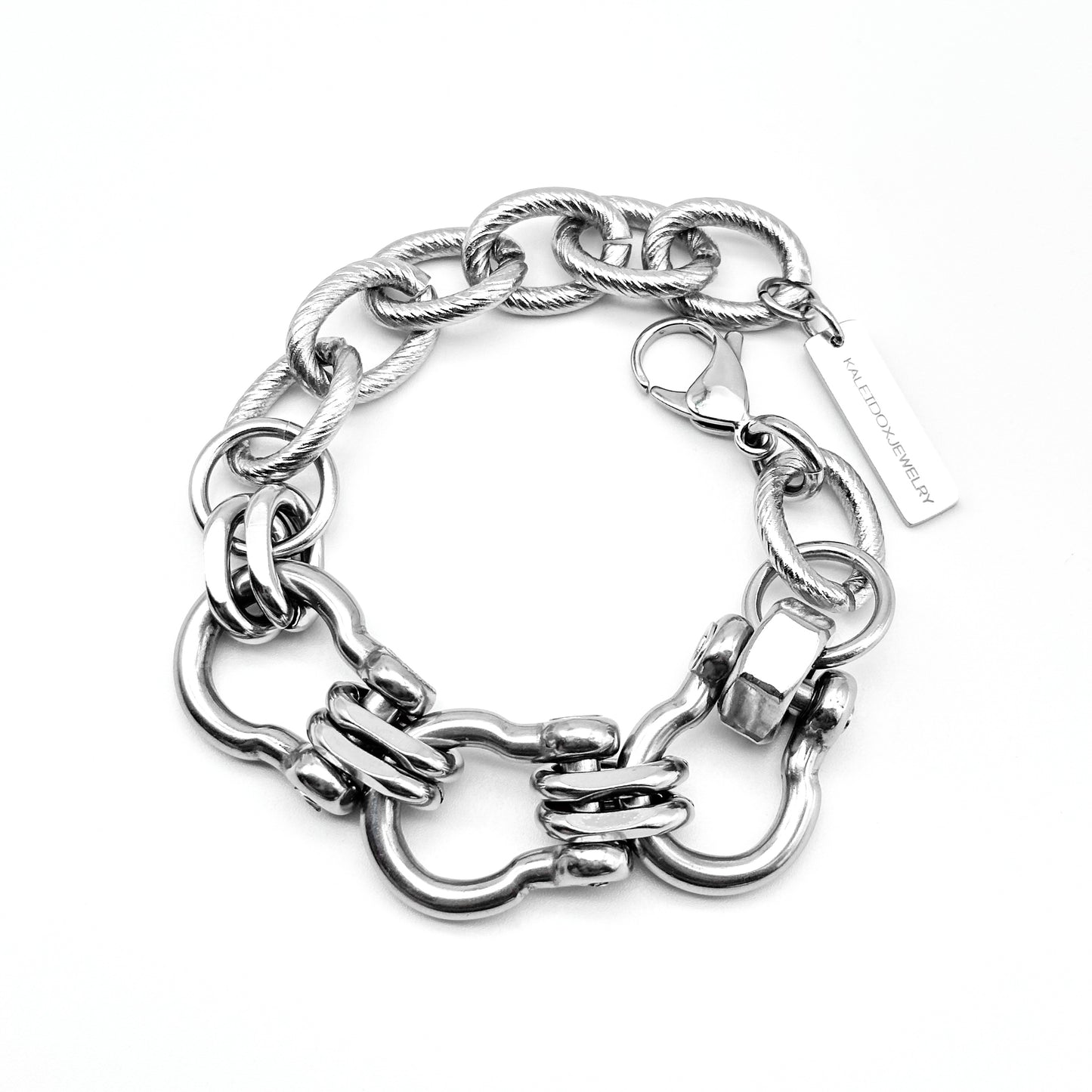 clasps chunky chain bracelet