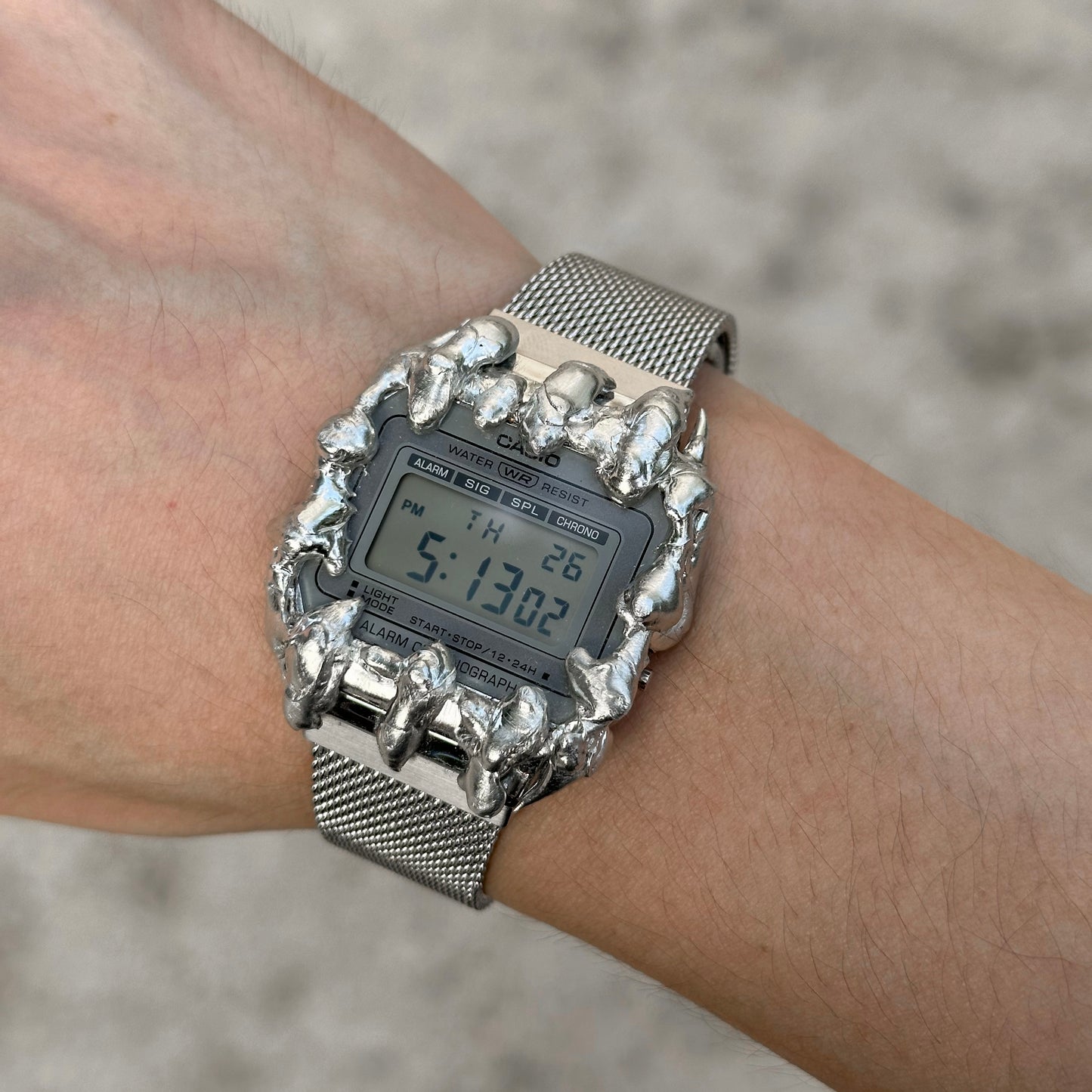 Soldered digital watch 17