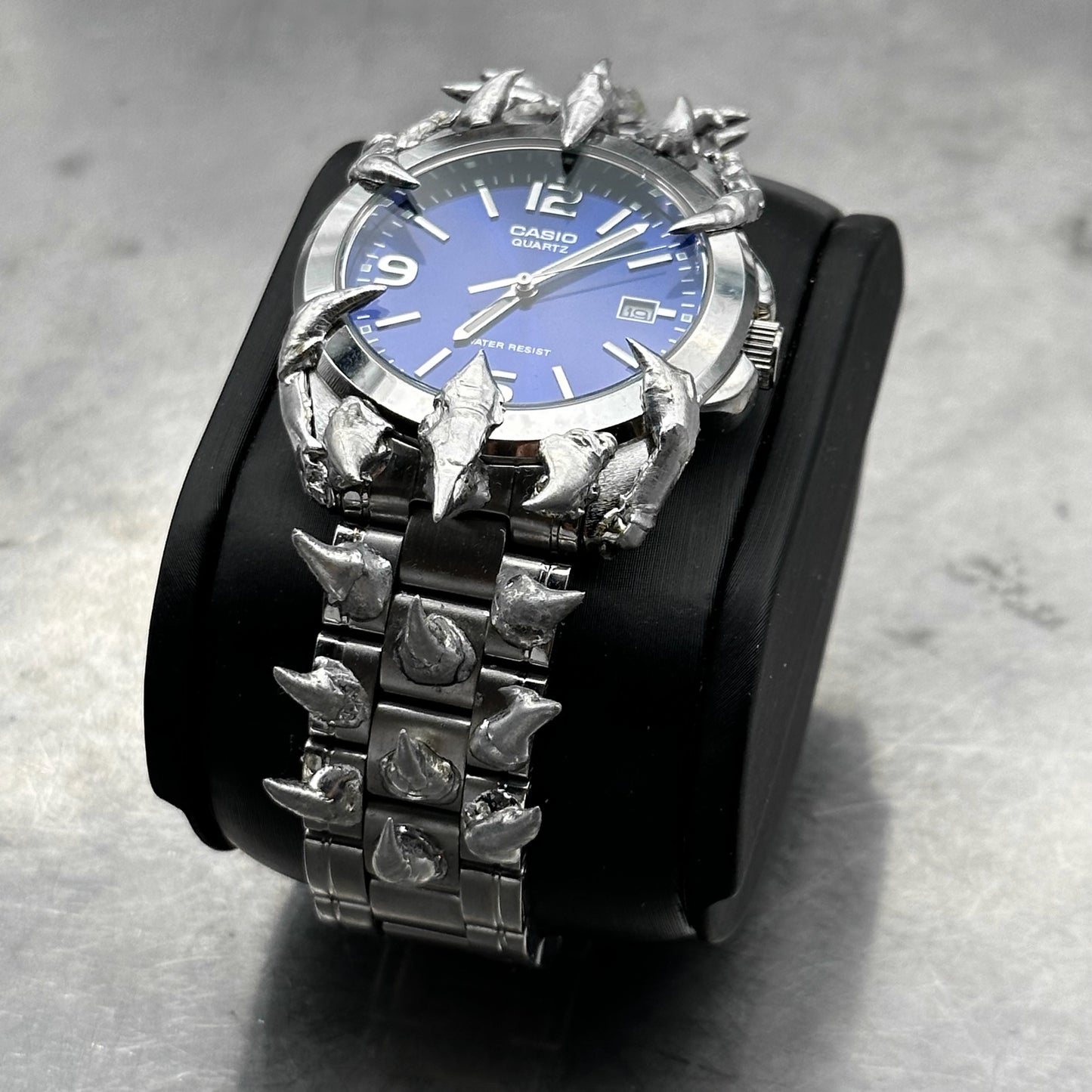 Soldered blue dial watch 26