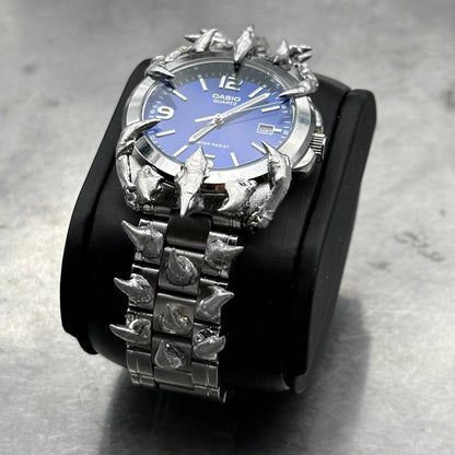 Soldered blue dial watch 26