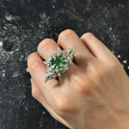 Soldered Jade ring 02